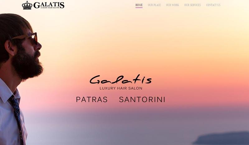 Screenshot of Santorini Galatis Luxury Hair Salon