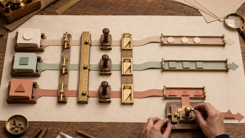 A routing workshop sends simple, standard and difficult work items into three different model lanes