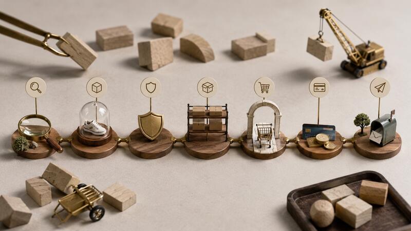 Seven tactile customer-journey checkpoints